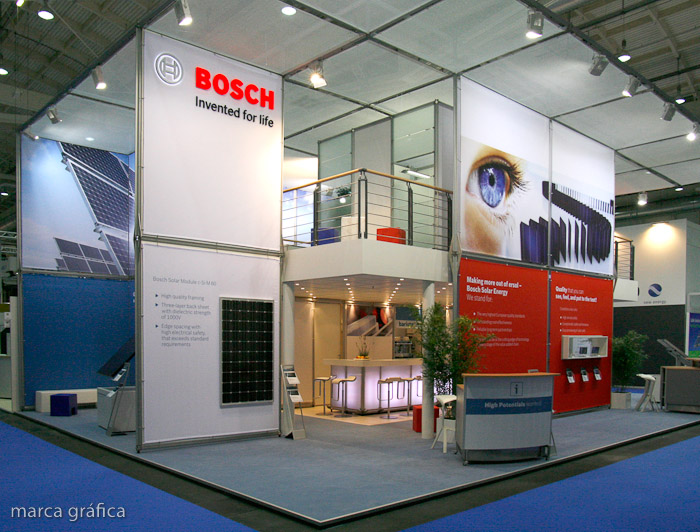 Messestand Bosch Solar Energy AG