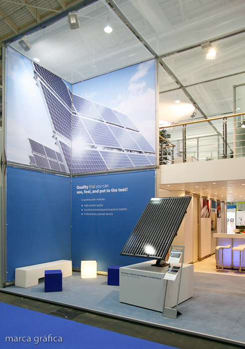 Messestand Bosch Solar Energy AG