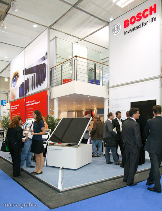 Messestand Bosch Solar Energy AG