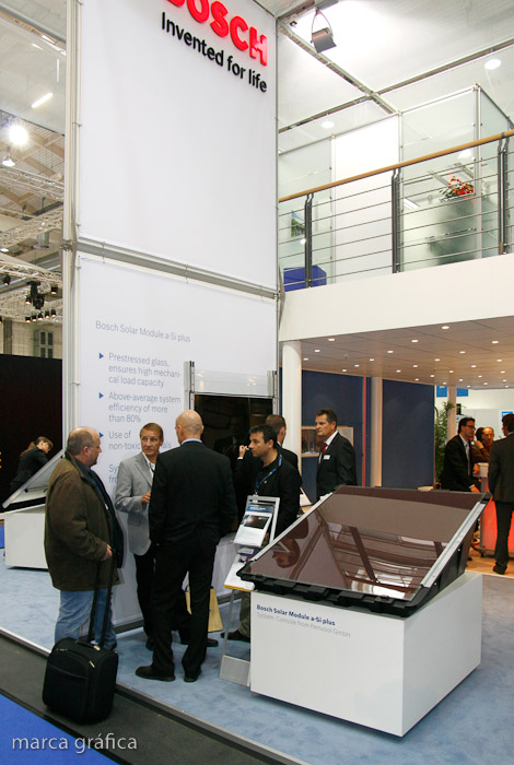Messestand Bosch Solar Energy AG