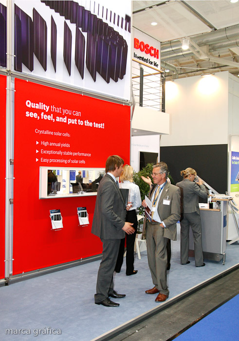 Messestand Bosch Solar Energy AG