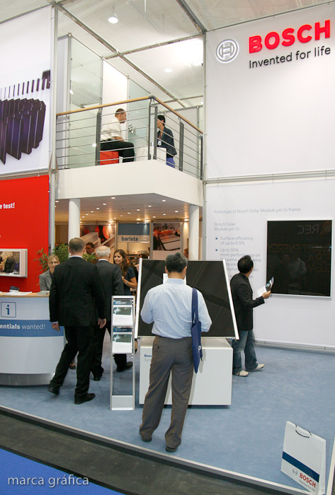 Messestand Bosch Solar Energy AG