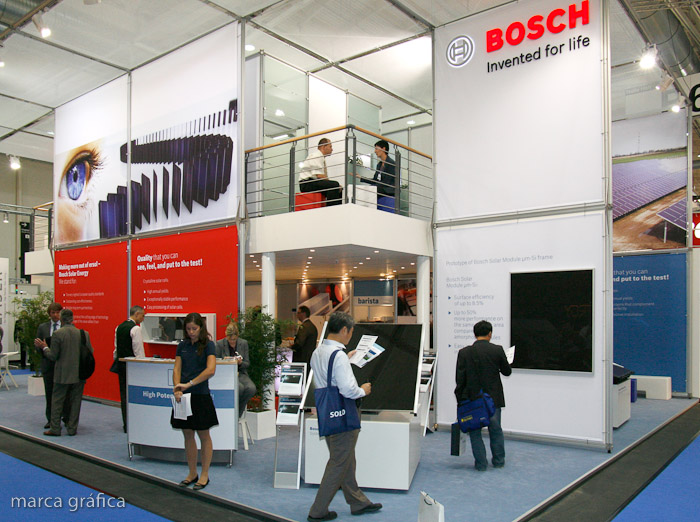 Messestand Bosch Solar Energy AG