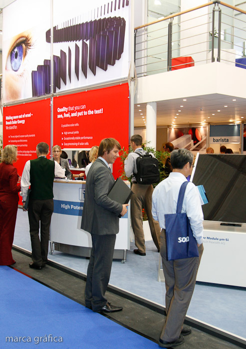 Messestand Bosch Solar Energy AG
