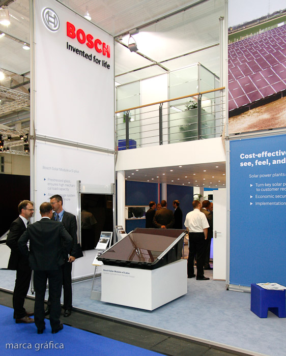 Messestand Bosch Solar Energy AG